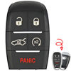 Picture of for FOB Buttons Repair KIT (5 Buttons) Shell Case Compatible with Alfa Romeo 2017-2022 Giulia and Stelvio - (fits FCC ID: KR5A1FA434 A2C97635100 P/N: 6EP44LXHAA / 6WN70LXHAA)