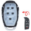 Picture of for FOB Buttons Repair KIT (5 Buttons) Shell Case Compatible with Alfa Romeo 2017-2022 Giulia and Stelvio - (fits FCC ID: KR5A1FA434 A2C97635100 P/N: 6EP44LXHAA / 6WN70LXHAA)