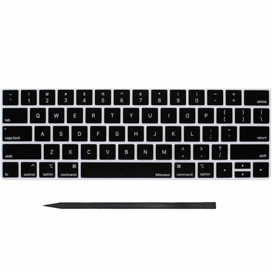 Picture of Bfenown Replacement US Keyboard key cap Keycaps Keys for MacBook Pro Retina 13" 15" A1989 A1990 A1932 2018-2019 Year