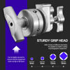 Picture of WELLMAKING Heavy Duty Grip Head 2.5inch Swivel Head Holder Adapter, Multi Functional Clamp Duty for Light Stand, Extension Boom Arm and Other Photographic Equipment with 1/2,1/4,3/8,5/8-inch Mount