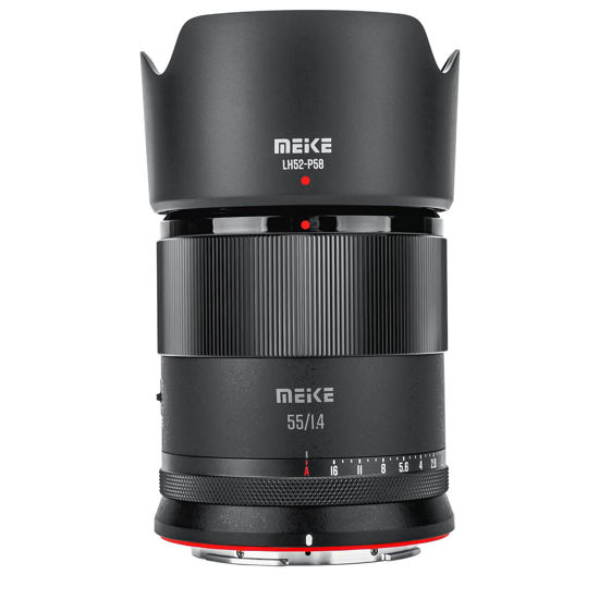 Picture of Meike 55mm F1.4 Auto Focus STM Stepping Motor APS-C Portrait Lens Compatible with Nikon Z Mount Cameras Z50 Z5 Z6 Z7 Z6II Z7II Z30 Zfc Under APS-C Mode