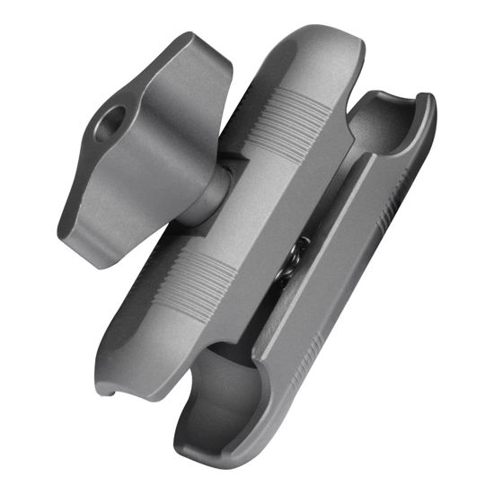 Picture of FANAUE Aluminum 20mm Ball Head Double Socket Arm Only Supports Installation of 20mm Ball Head Adapter, Connects Phone Clip and 20mm Ball Base and Can be Assembled Into Bike Motorcycle Phone Holder