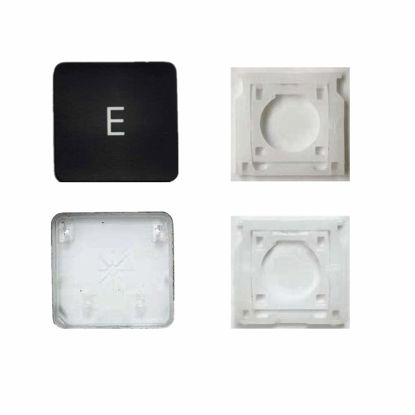 Picture of Replacement Individual AP08 Type E Key Cap and Hinges are Applicable for MacBook Pro Model A1425 A1502 A1398 for MacBook Air Model A1369/A1466 A1370/A1465 Keyboard to Replace The E Key Cap and Hinge