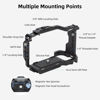 Picture of Nitze a6700 Camera Cage for Sony A6700 / Alpha 6700 with Built-in Cold Shoe, NATO Rail and Arca Quick Release Plate - T-S12A