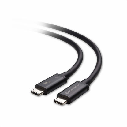 Picture of [Intel Certified] Cable Matters 20Gbps Thunderbolt 3 Cable 3.3 Feet (USB C Thunderbolt Cable) in Black Supporting 100W Charging