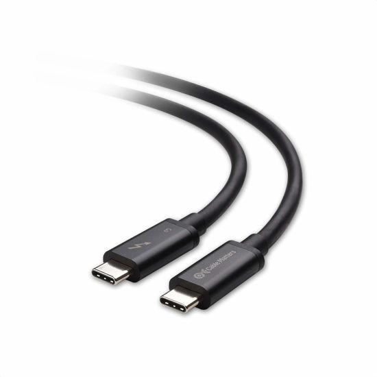 Picture of [Intel Certified] Cable Matters 20Gbps Thunderbolt 3 Cable 3.3 Feet (USB C Thunderbolt Cable) in Black Supporting 100W Charging