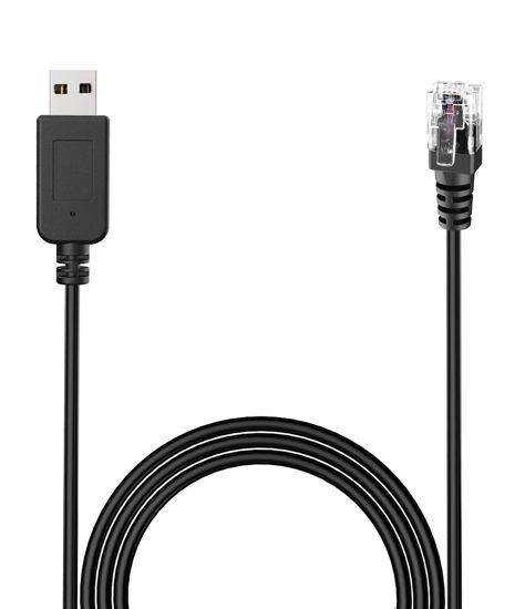 Picture of Radar Detector Cable, with USB to RJ11 Plug,for Escort Valentine One Uniden Beltronics Cobra Radar Detector,Replacement Power Cable for Radar Detectors(RJ11-3.3ft)