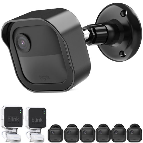 Picture of Camera Mount for Blink Outdoor 4 (4th Gen) and Blink Outdoor (3rd Gen), 6 Pack Weatherproof Protective Housing and 360 Degrees Adjustable Mount with 2 Pack Sync Module 2 Mount