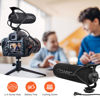 Picture of COMICA CVM-V30 LITE Camera Shotgun Microphone for Cannon Nikon Sony DSLR Camera and iPhone Android Smartphone, Supercardioid Professional Video Mic with Shock Mount Perfect for Interview Recording.