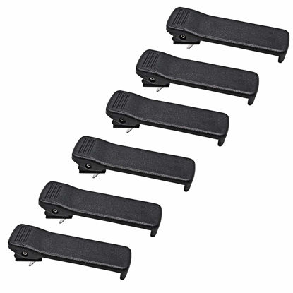 Picture of Belt Clip for Motorola CP200 CP200D CP200XLS CP040 CP140 CP150 GP3688 EP450 PMNN4251 NNTN4497 NNTN4970 NNTN4851 (6 PCS)