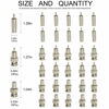 Picture of Zovfam BNC to RCA Adapter Connectors Kit with 10 Pcs Male BNC to Female RCA, 10 Pcs BNC Female to RCA Male and 10Pcs Male BNC to Male RCA Coaxial Cable Connectors Assortment Kit