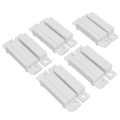 Picture of WESUA 5 Pack Surface Mounted NC Magnetic Door Contacts Switch Sensor for Alarm