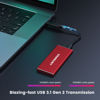 Picture of Vansuny 1TB Portable External SSD, USB 3.1 Gen2 540MB/s High-Speed Data ssd External Hard Drive USB C, Metal Mini Portable External Solid State Drive