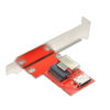 Picture of Chenyang Mini SAS SFF-8087 PCI-Express 4.0 to Oculink SFF-8611 SFF-8612 PCBA Female Adapter with Bracket