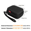 Picture of Cwatcun Carrying & Protective Case for Digital Camera, Small Camera Pouch for AbergBest 2.7" LCD Kodak Pixpro/Canon PowerShot ELPH 180/190 / DSCW830 Travel Cameras, Waterproof Shockproof Case - Black