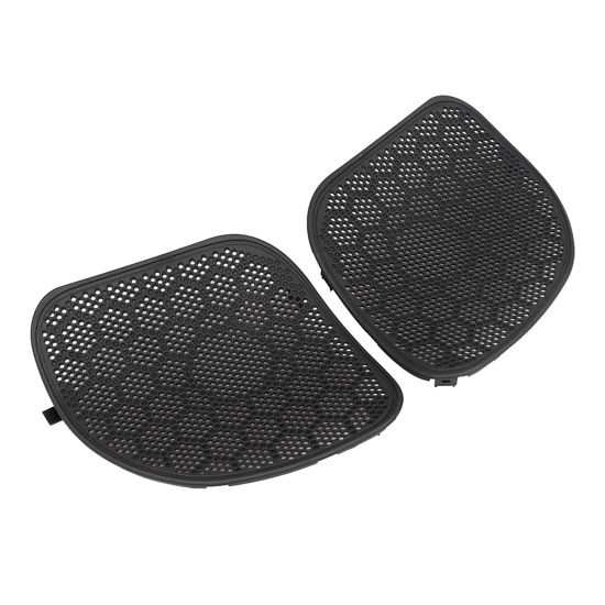Picture of SHMTOOL Black Motorcycle Speaker Grills Front Fairing Speaker Mesh Cover for Harley Road Glide FLTRX Limited FLTRK Special FLTRXS 2015-2023 1 Pair