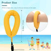 Picture of Catcan 4Pcs Waterproof Camera Float Strap, Strong Universal Floating Strap, Lightweight Waterproof Camera Float Foam Strap for Underwater Camera/Cell Phone with Waterproof Case/Keys (Yellow)