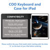 Picture of for iPad 9th Gen 2021 Case with Keyboard 10.2 inch, for iPad 8th Gen 2020/7th Gen 2019/Air 3/Pro 10.5 Keyboard Case, Detachable Wireless Bluetooth Keyboard with Pencil Holder for iPad 2021 9th