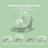 Picture of Ergonomic Wireless Mouse 2024 New, Updated Smaller Ergo Mouse with USB Receiver for PC Computer, Laptop and Desktop, Vertical Mouse with Silent Clicks Long Battery Life Up to 1600 DPI, Green