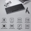 Picture of Keychron B1 Pro Ultra-Slim ZMK/Launcher Wireless Bluetooth 2.4 GHz/Wired Connection Keyboard for Mac Windows Linux - Gray