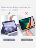 Picture of kaitesi Keyboard Case for iPad 10th Generation 2022 10.9 inch, Magnetically Detachable Bluetooth Color Keyboard Smart Folio Cover with Pencil Holder (Dark Pink)