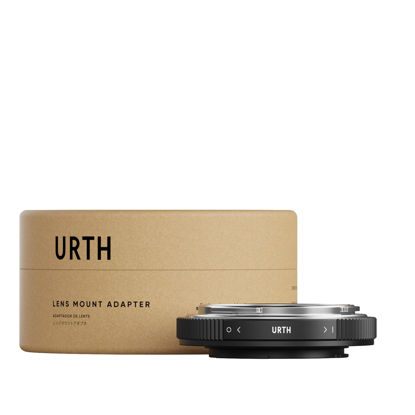 Picture of Urth Lens Mount Adapter: Compatible for Nikon F Camera Body to Canon FD Lens (with Optical Glass)