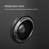 Picture of Urth Lens Mount Adapter: Compatible for Nikon F Camera Body to Canon FD Lens (with Optical Glass)