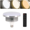 Picture of AQIRUI 175W Photography Light Bulb Dimmable Tricolor LED Bulbs 3000-6700K Color Softbox Bulb in E27 Socket for Photography Photo Video Studio Lighting White Warm Cold 1 Pack