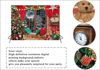 Picture of LTLYH 10x8ft Christmas Photography Backdrop Winter Christmas Window Backdrop Christmas Party Banner Decorations Photo Backdrops Xmas Eve Photo Booth Props Backdrop 235