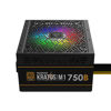 Picture of GAMDIAS RGB Gaming PC Power Supply 750W 80 Plus Bronze Certified 750 Watt PSU for Computers with Active PFC, Kratos M1-750B