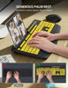 Picture of Wireless Keyboard and Mouse Combo - Large Print Ergonomic Keyboard with Wrist Rest, Phone Holder, Sleep Mode, Silent 2.4GHz Keyboard Mouse Set for Computer, Laptop, PC, Mac, Windows - Trueque