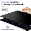 Picture of Peslv Magnetic Privacy Screen Protector for iPad Pro 13 Inch 7th (2024, M4), Removable Anti Blue Light Glare Spy Private Filter, High Sensitive Bubble-Free Easy Install Black Security Screen