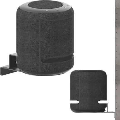 Picture of Alloery Wall-Mounted Speaker Stand Compatible with Echo Studio and All Suitable Sized Speakers Such as Sonos Era 100,Homepod and TREBLAB HD-360