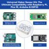 Picture of SunFounder Universal Maker Sensor Kit Compatible with Arduino Mega 2560/Uno R3/R4 Minima/WiFi Nano, Raspberry Pi 5/4B/3B+/Zero 2 W/, Pico W, ESP32, C++, Python, MicroPython, Beginners & Engineers