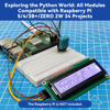 Picture of SunFounder Universal Maker Sensor Kit Compatible with Arduino Mega 2560/Uno R3/R4 Minima/WiFi Nano, Raspberry Pi 5/4B/3B+/Zero 2 W/, Pico W, ESP32, C++, Python, MicroPython, Beginners & Engineers