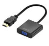 Picture of HDMI to VGA with 3.5mm Audio Cable, Gold-Plated HDMI to VGA Adapter Compatible for Computer, Desktop, Laptop, PC, Monitor, Projector, HDTV, Chromebook, Raspberry Pi, Roku, Xbox and More - Black