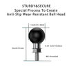 Picture of Suoleerang 1" Ball Mount Base Ball Adapter with 1 inch Ball, M6 Threaded Bolt with Ball Adapter M6 Stainless Steel Threads Compatible with RAM Mounts Parts B Size Double Socket Arms(Black-1)