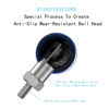 Picture of Suoleerang 1" Ball Mount Base Ball Adapter with 1 inch Ball, M6 Threaded Bolt with Ball Adapter M6 Stainless Steel Threads Compatible with RAM Mounts Parts B Size Double Socket Arms(Black-1)