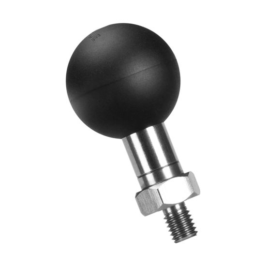 Picture of FANAUE M6-001 1 Inch Ball Head Adapter with M6x1.0 Threaded Post for RAM Mounts B Size Double Socket Arm & Bike Motorcycle Phone Holder, 1" Ball Head Base Can be Installed on Any M6*1.0 Screw Hole