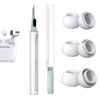Picture of [3 Pairs] Replacement Ear Tips for AirPods Pro and AirPods Pro 2nd Generation with Noise Reduction Hole, 3 in 1 Cleaner Kit for AirPods 1 2 3 Pro/Pro 2, Silicone Ear Tips for AirPods Pro (S/M/L)