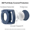 Picture of SANKALA Airtag Dog Collar Holder, [1 Pack] Waterproof Airtag Case for Dog Collar, TPU & Silicone Full Body Covered Anti-Lost Apple Air Tag Collar Holder Protective Airtag Case for Pet Collar, Blue