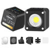 Picture of ULANZI L2 Bi-Color COB Video Light Mini Cube Lights, LED Camera Lights Portable Photography Video Lighting, 2700-7000K Bi-Color Dimmable, CRI95+, 800mAh Rechargeable & Magnetic Designs
