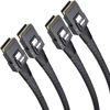 Picture of H!Fiber.com 2 Pack Internal Mini SAS SFF-8087 to SFF-8087 Cable,0.5m Internal Mini SAS to Mini SAS Cable, 36Pin, 6Gbps, 100 Ohms, for Servers, RAID, SAS/SATA HBA, DAS, 0.5 Meter (1.6ft)