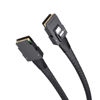Picture of H!Fiber.com 2 Pack Internal Mini SAS SFF-8087 to SFF-8087 Cable,0.5m Internal Mini SAS to Mini SAS Cable, 36Pin, 6Gbps, 100 Ohms, for Servers, RAID, SAS/SATA HBA, DAS, 0.5 Meter (1.6ft)