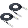 Picture of 10G SFP+ DAC Twinax Cable, Passive, Compatible with Cisco SFP-H10GB-CU3M, Ubiquiti UniFi, Fortinet and More, 3 Meter(10ft), 2-Pack