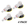 Picture of ZUOS 3" Mounting Vacuum Suction Cup with 1/4"-20 Female Thread, Small Hand Pump Glass Sucker for Car Camera (3" suction cup(4 PACK))