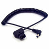 Picture of Tap 2Pin Male to DC 5.5 * 2.5mm Adapter Cable for V-Mount Anton Battery fit Digital Camera Spring Cable