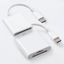Picture of USB Data Cable, USB C SD Card Reader, 2 in 1 Type C Memory Card Reader, Micro TF Adapter Trail Camera Viewer Plug and Play Compatible with Samsung Android Laptop (2 Packs)
