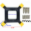 Picture of Adjustable Motherboard Backplate CPU Heatsink Mounting Bracket Kit Compatible with Intel LGA 775 1150 1155 1156 1366 Motherboard CPU Radiator Holder Backplate Snap Fix Screw Bolts