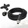 Picture of NBWIYQP Replace for 000-0120-37 Yamaha Engine Interface Cable Connects to NMEA 2000 Network (with T-Connector) for Yamaha Outboard 2006-2023（4.5m/15ft）